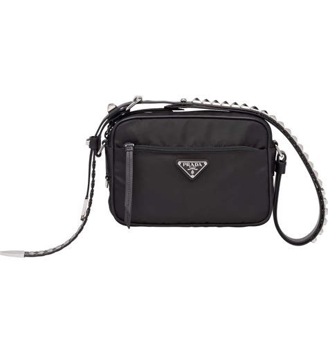 prada small nylon camera bag.